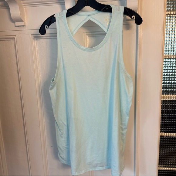 Lilly Pulitzer Women´s Luxletic Aubra Tank Top Twist Back Whisper Blue Sz L - Picture 3 of 13